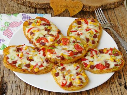 Hamursuz Pizza Dilimleri