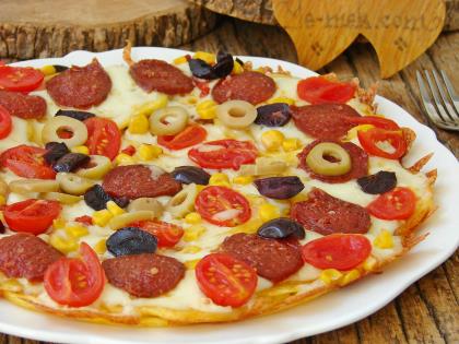 Tavada Patates Pizzası