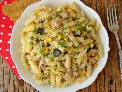 Kremalı Ton Balıklı Makarna