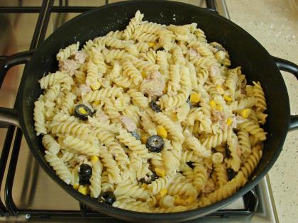 Kremalı Ton Balıklı Makarna