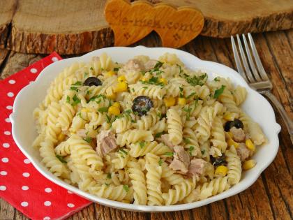 Kremalı Ton Balıklı Makarna