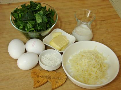 Ispanaklı Peynirli Omlet