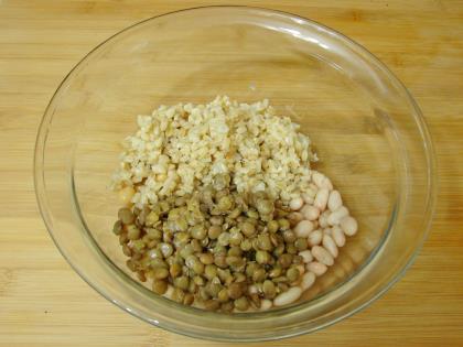 Yoğurtlu Bakliyat Salatası