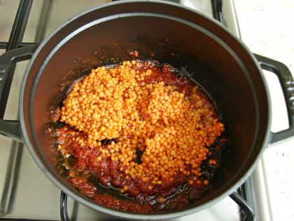 Erişteli Kırmızı Mercimek Çorbası