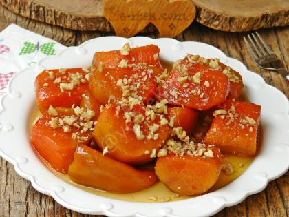 Fırın Poşetinde Kabak Tatlısı