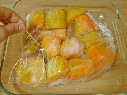 Fırın Poşetinde Kabak Tatlısı