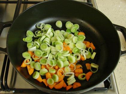 Pırasalı Pirinç Pilavı