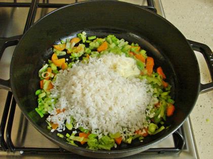 Pırasalı Pirinç Pilavı