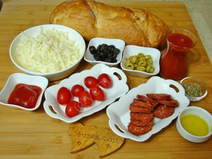 Karışık Ekmek Pizzası