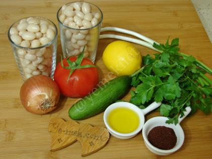 Kuru Fasulye Salatası