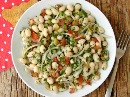 Kuru Fasulye Salatası