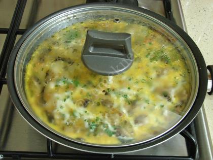 Soğanlı Mantarlı Omlet