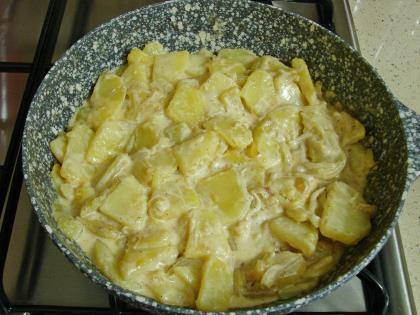 Tavada Kremalı Patates