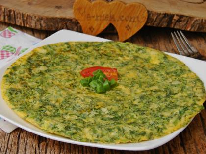 Taze Soğanlı Omlet