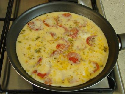 Domatesli Omlet