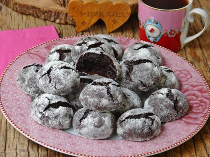 Kakaolu Çatlak Kurabiye