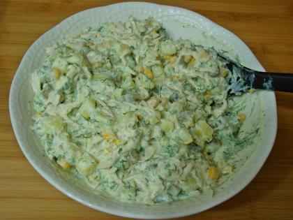 Tavuklu Patates Salatası