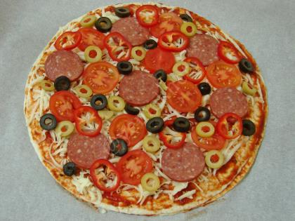 Fırında Lavaş Pizza