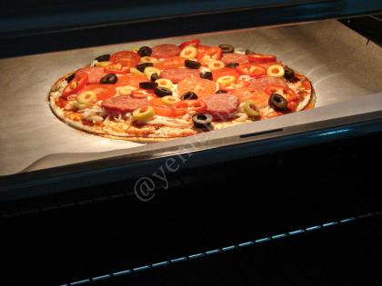 Fırında Lavaş Pizza