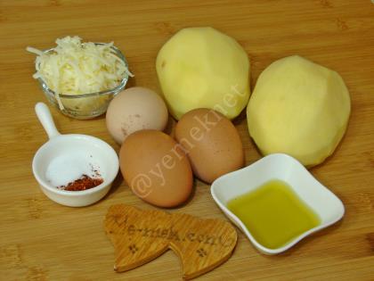 Fırında Patatesli Yumurta