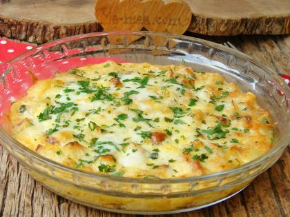 Fırında Patatesli Yumurta