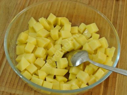 Fırında Patatesli Yumurta