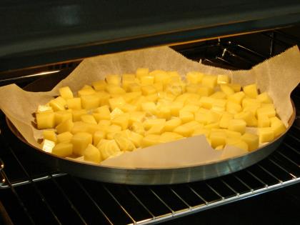 Fırında Patatesli Yumurta