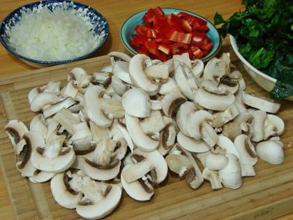 Mantarlı Ispanak Kavurması