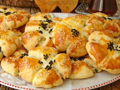 Mayasız Çiçek Poğaça