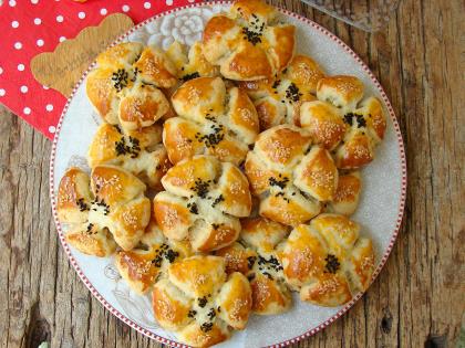 Mayasız Çiçek Poğaça