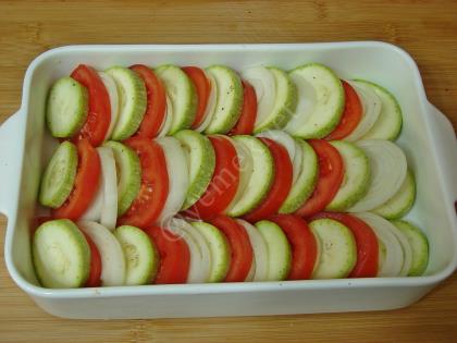 Fırında Kabak Dizme