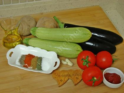 Fırında Sebze Dizmesi