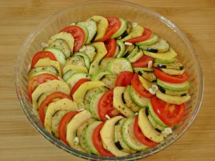 Fırında Sebze Dizmesi