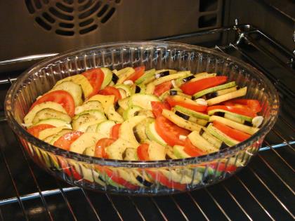 Fırında Sebze Dizmesi
