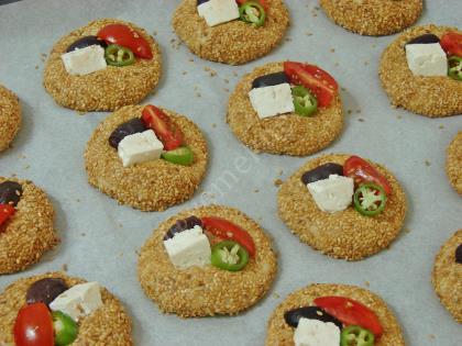 Mayasız Simit Pizza