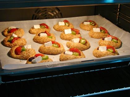 Mayasız Simit Pizza