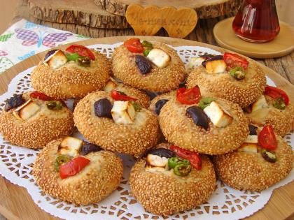 Mayasız Simit Pizza