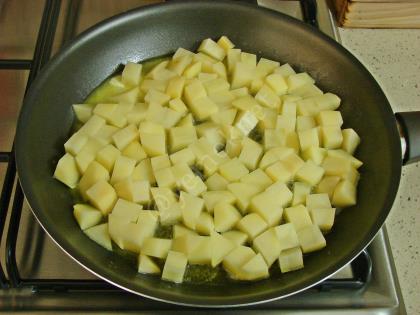 Peynirli Patatesli Omlet