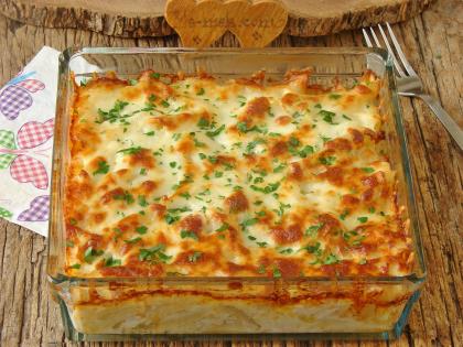 Tavuklu Fırın Makarna