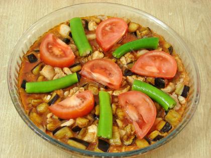 Tavuklu Patlıcan Kebabı