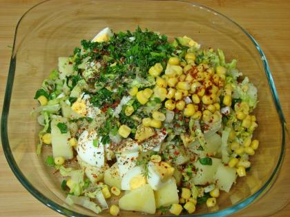 Yumurtalı Patates Salatası