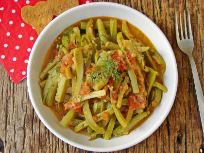 Domatesli Kabak Yemeği