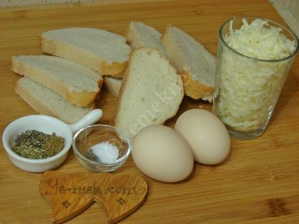 Fırında Kaşarlı Ekmek Dilimleri