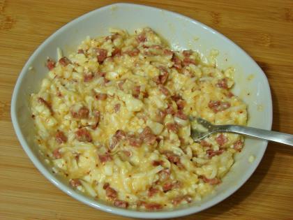 Fırında Peynirli Sucuklu Ekmek