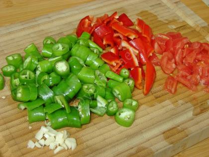 Kaşar Peynirli Biber Kavurması