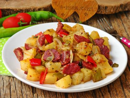 Sucuklu Patates Kavurma