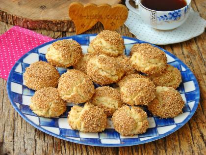 Susamlı Fındıklı Kurabiye