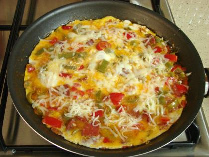 Biberli Sucuklu Yumurta