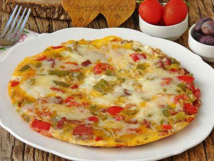 Biberli Sucuklu Yumurta