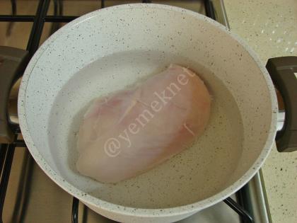 Garnitürlü Tavuk Salatası